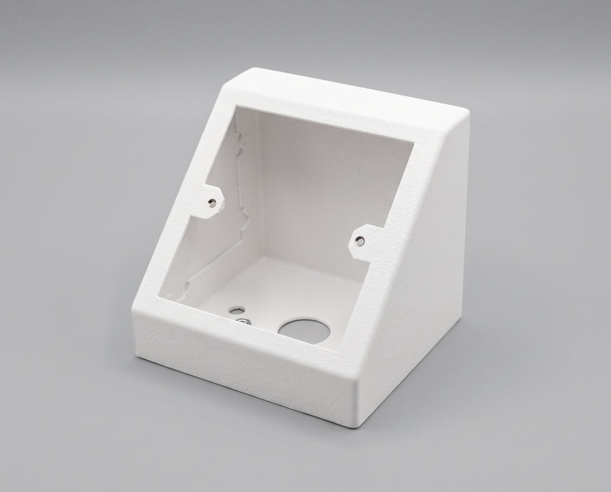PD1W - Single Pedestal Box in White