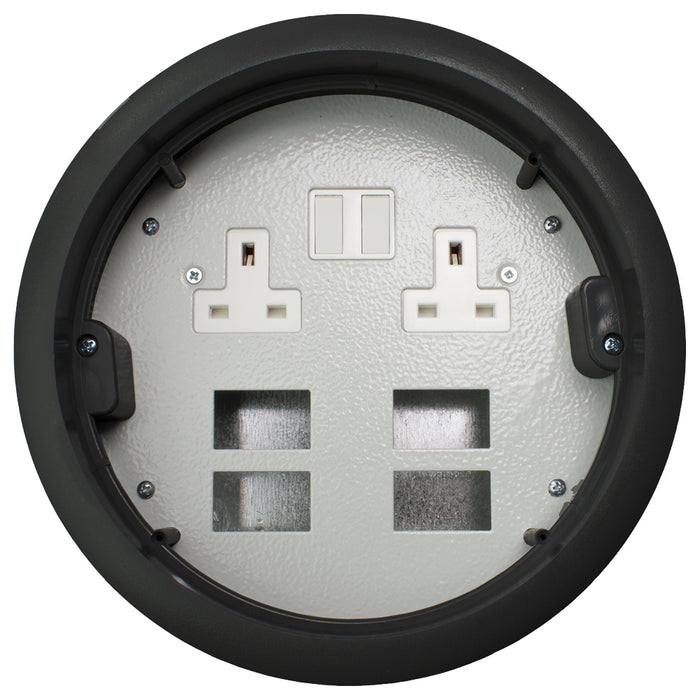 FGB209P - 209mm Twin Switched Power & Data Grommet