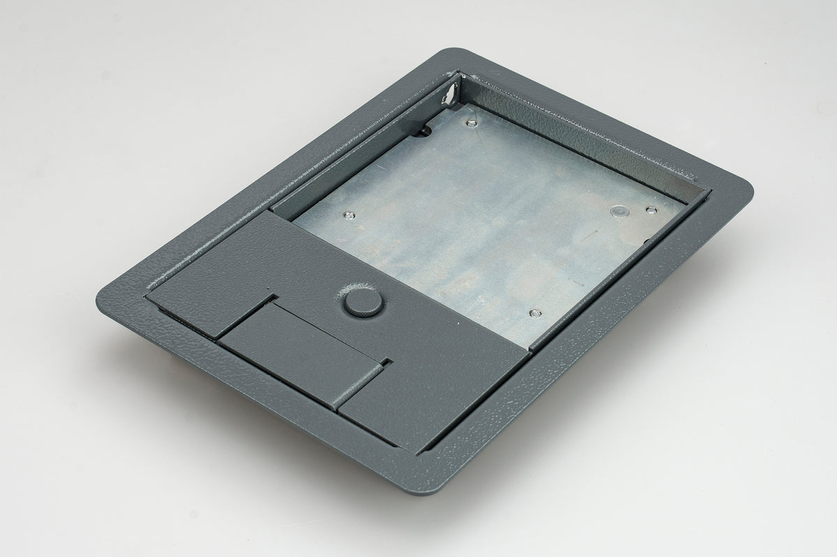 PCL12R346 - Powder Coated Steel Frame & Lid (12mm Recess) — Deskpower.co.uk