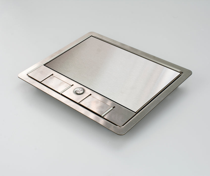 SSL296/FL - Stainless Steel Frame & Lid with Flush Stainless Steel Lid Insert Fitted