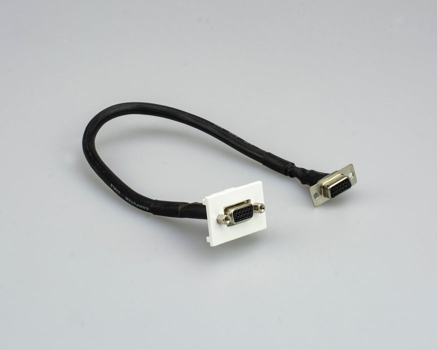 Vga Module PW/VGA - White VGA Coupler Module (LJ6C) — Deskpower.co.uk
