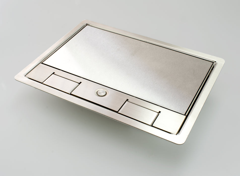 SSL281/FL - Stainless Steel Frame & Lid with Flush Stainless Steel Lid Insert Fitted