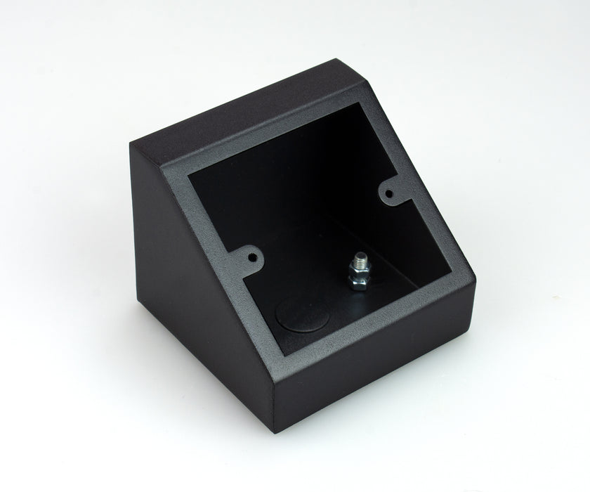 PED1B- Single Pedestal Box in Black