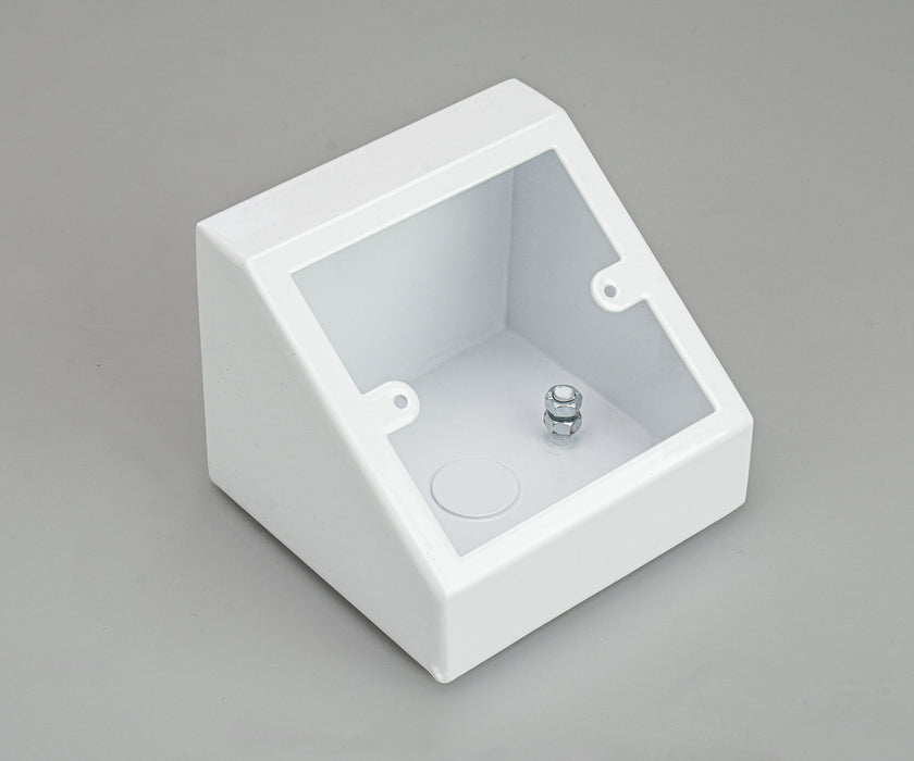 PED1W- Single Pedestal Box in White