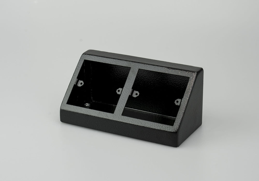 PB003B - Twin Pedestal Box in Black