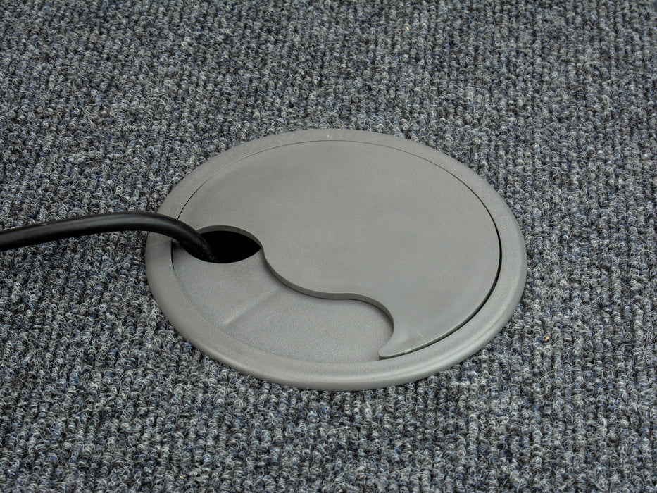 FGG127C-SF - 127mm Plastic Floor Grommet in Grey (Smooth Finish) (Copy)