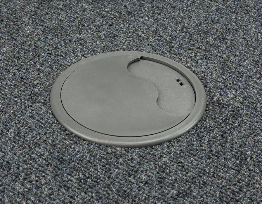 FGG127C-SF - 127mm Plastic Floor Grommet in Grey (Smooth Finish) (Copy)