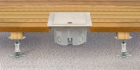 KGT100RF/72 - Raised Floor Single Mounting Tray for KFH140 Series Mechanism