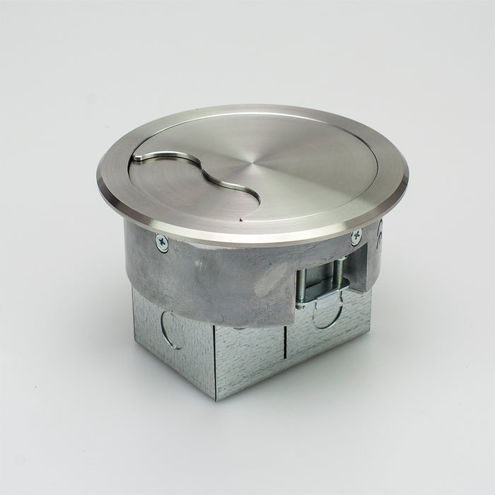 PGS102 - 127mm Stainless Steel Power Grommet with EURO Collar & 1 Data Spaces